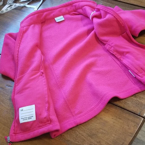 Columbia Girls Fleece Jacket Large - Picture 8 of 10